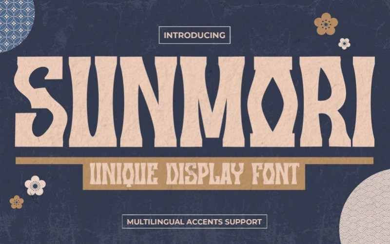 Sunmori Display Font