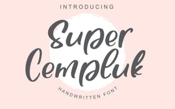 Super Cempluk Script Font