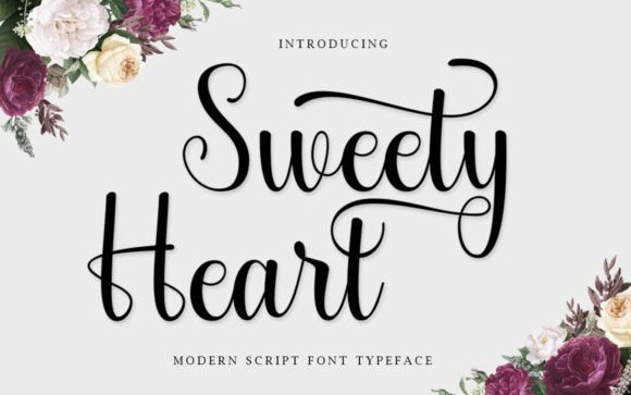 Sweet Heart Calligraphy Font