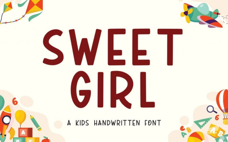 SWEETGIRL Display Font