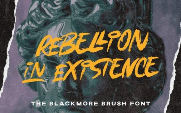 The Blackmore Brush Font