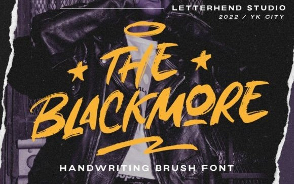 The Blackmore Brush Font