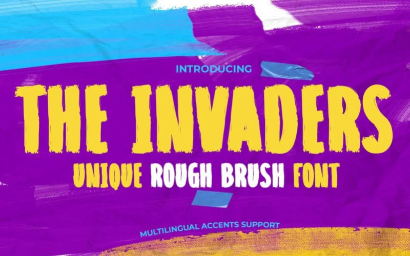 The Invaders Display Font