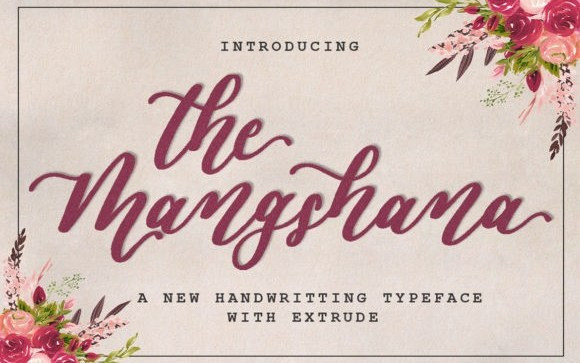 The Mangshana Script Font