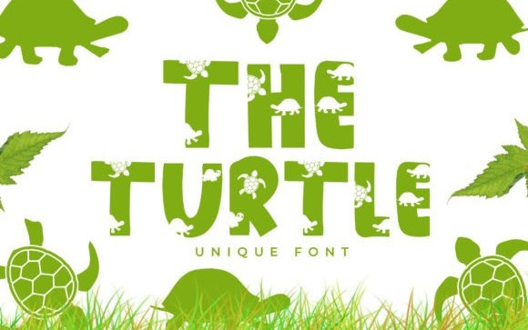 The Turtle Display Font