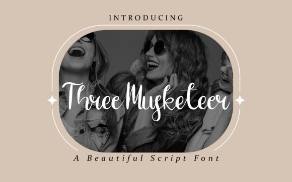 Three Musketeer Script Font