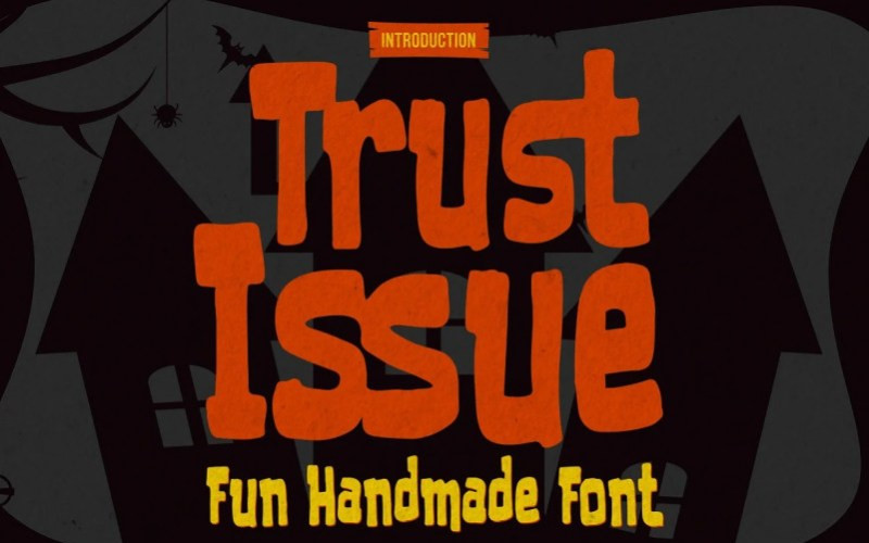 Trust Issue Display Font