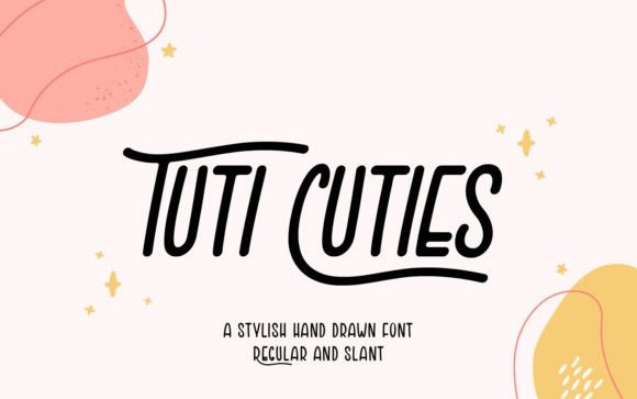 Tuti Cuties Display Font