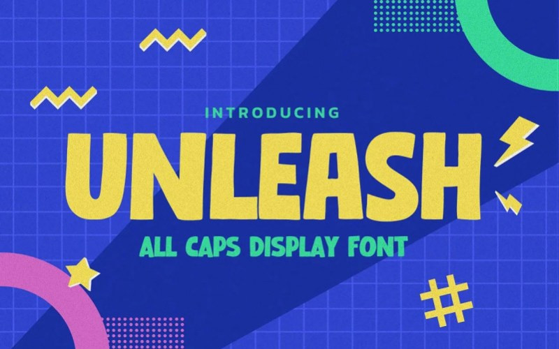 Unleash Display Font