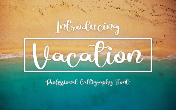 Vacation Script Font