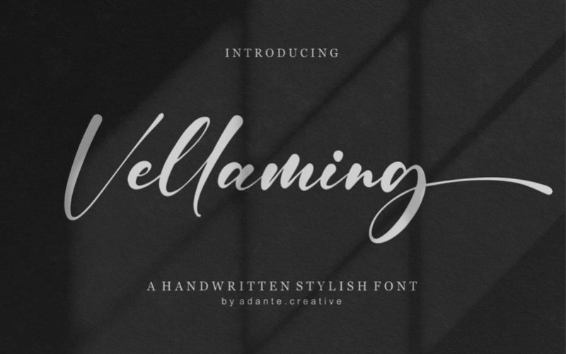 Vellaming Handwritten Font