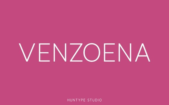 Venzoena Sans Serif Font