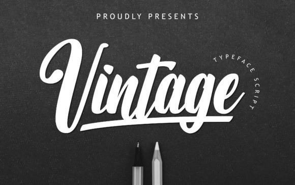 Vintage Script Font