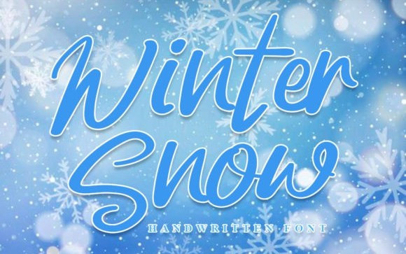 Winter Snow Handwritten Font