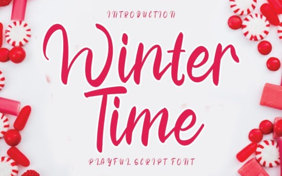 Winter Time Handwritten Font