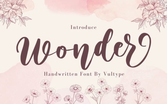 Wonder Script Font