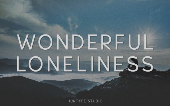 Wonderful Loneliness Sans Serif Font