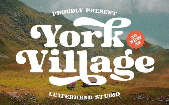 York Village Serif Font