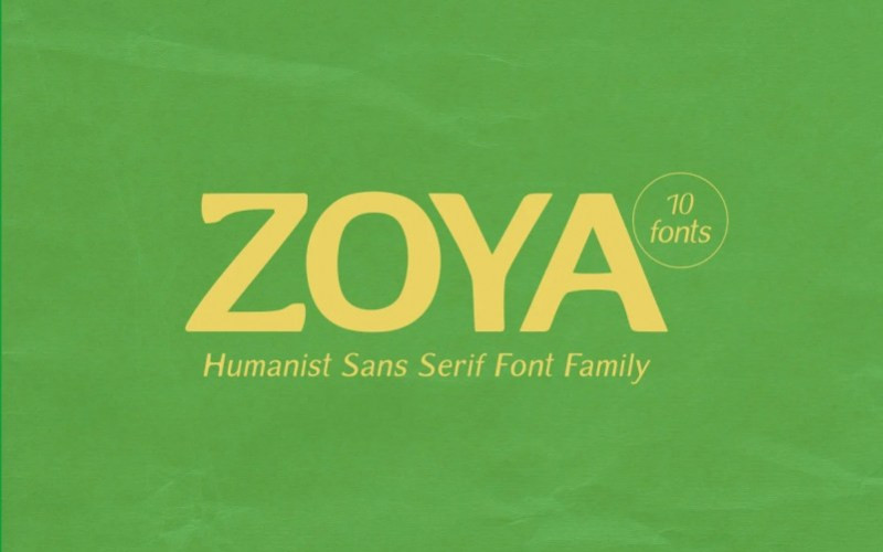 Zoya Serif Font