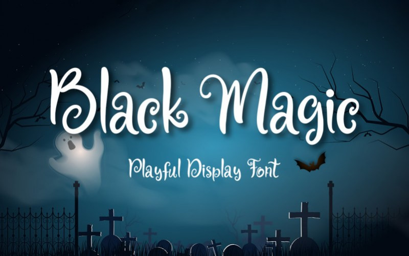 Black Magic Display Font