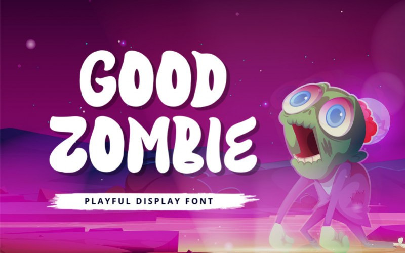 Good Zombie Display Font