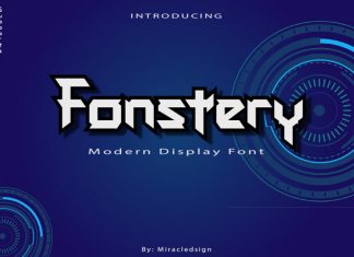 Fonstery Display Font