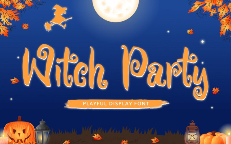 Witch Party Display Font