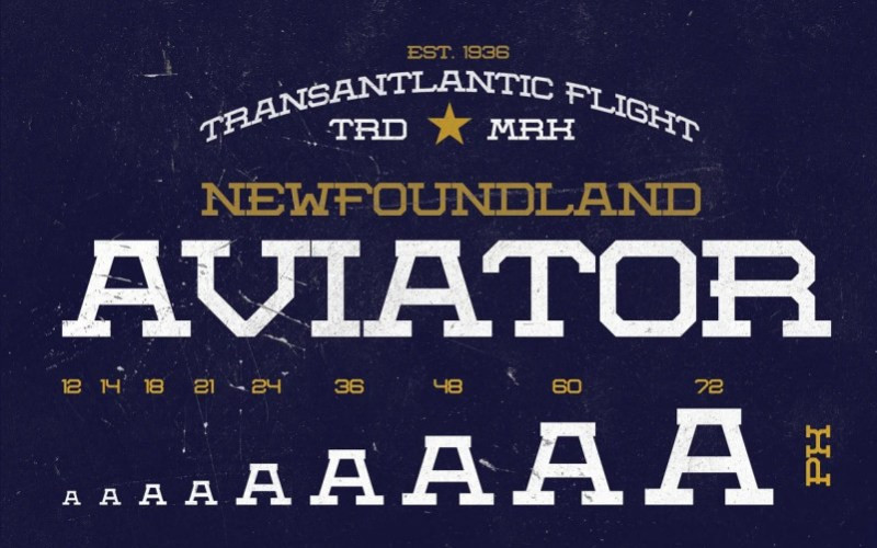 Aerotow Slab Serif Font