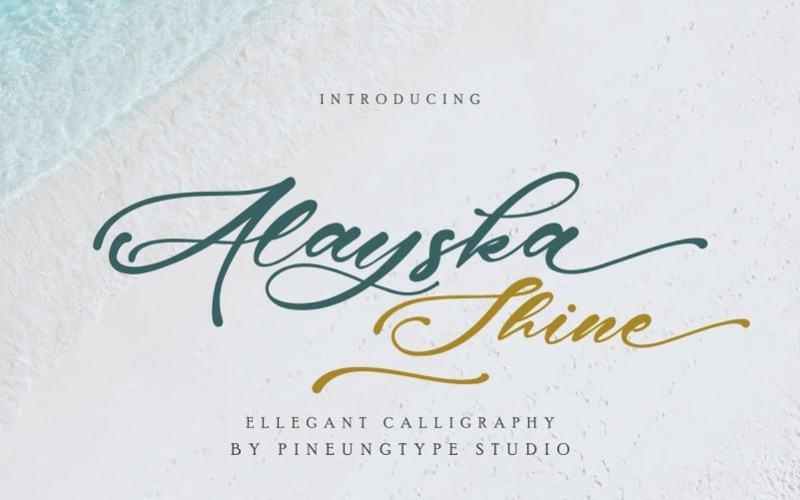 Alayska Calligraphy Font