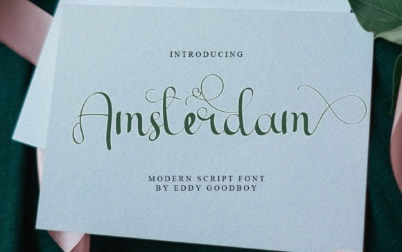 Amsterdam Calligraphy Typeface