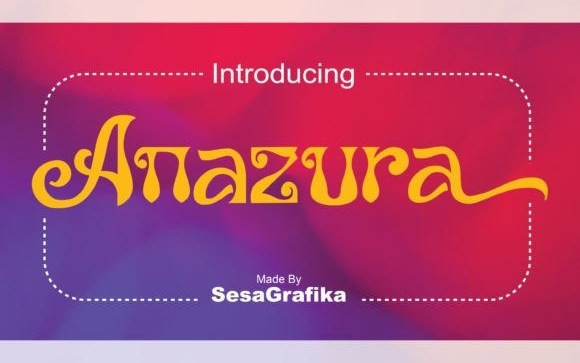 Anazura Display Font