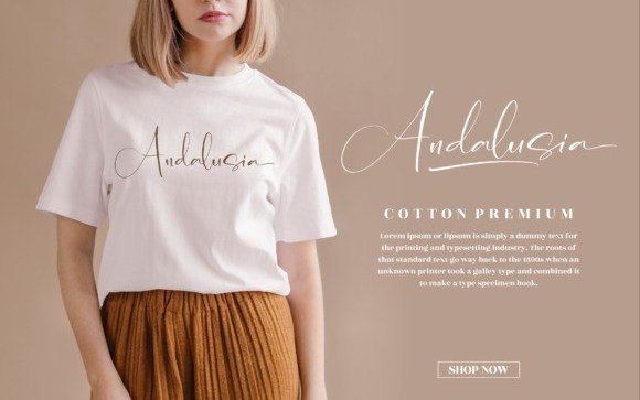 Andalusia Signature Script Font