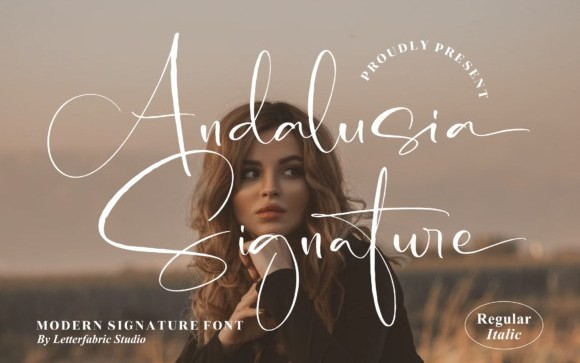 Andalusia Signature Script Font