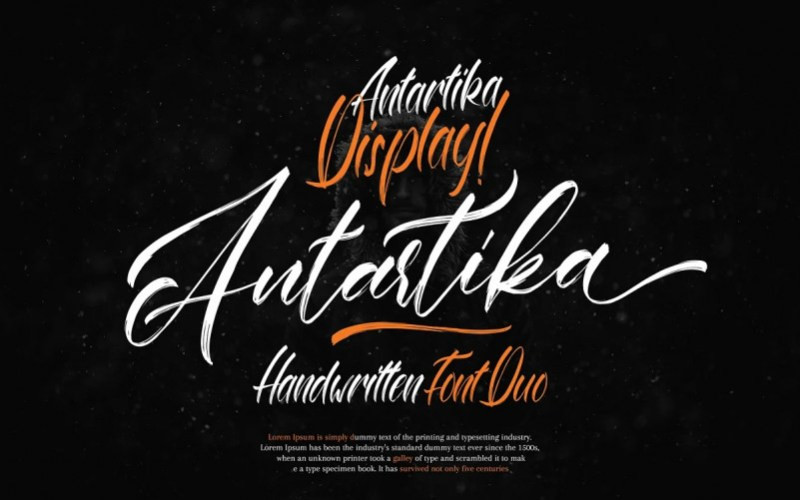 Antartika Script Font