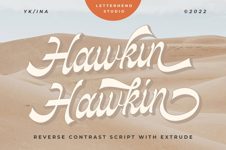 Hawkin Script Font