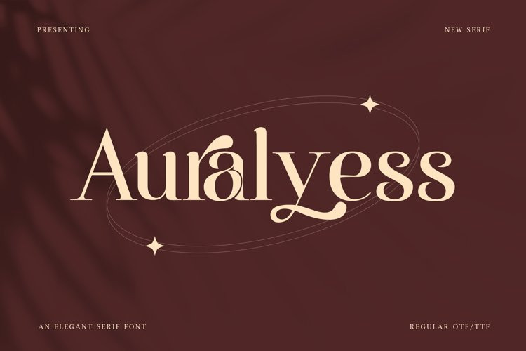Auralyess Serif Font