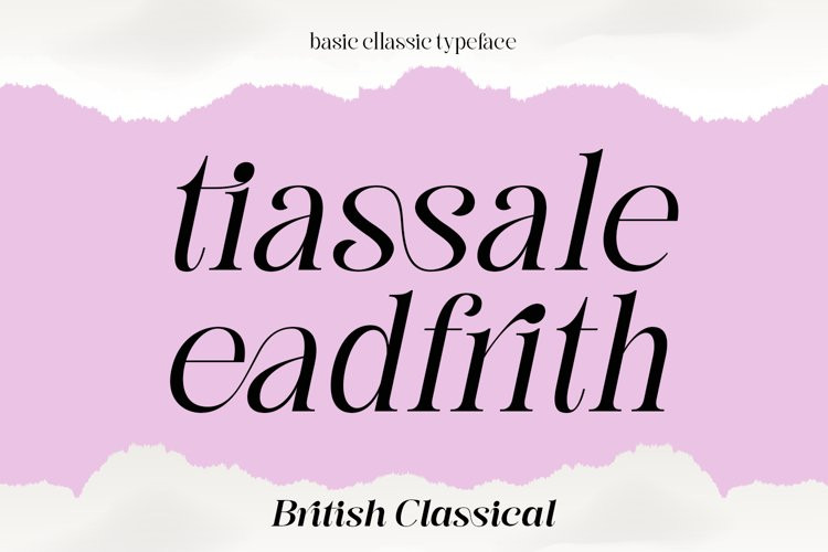 British Classical Serif Font