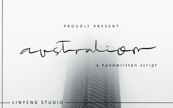 Australion Handwritten Font