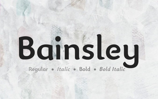 Bainsley Display Font