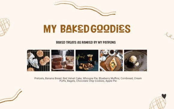 Bakery Goods Display Font