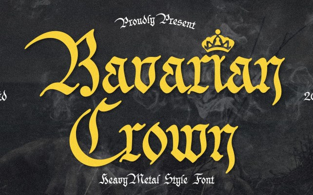 Bavarian Crown Blackletter Font