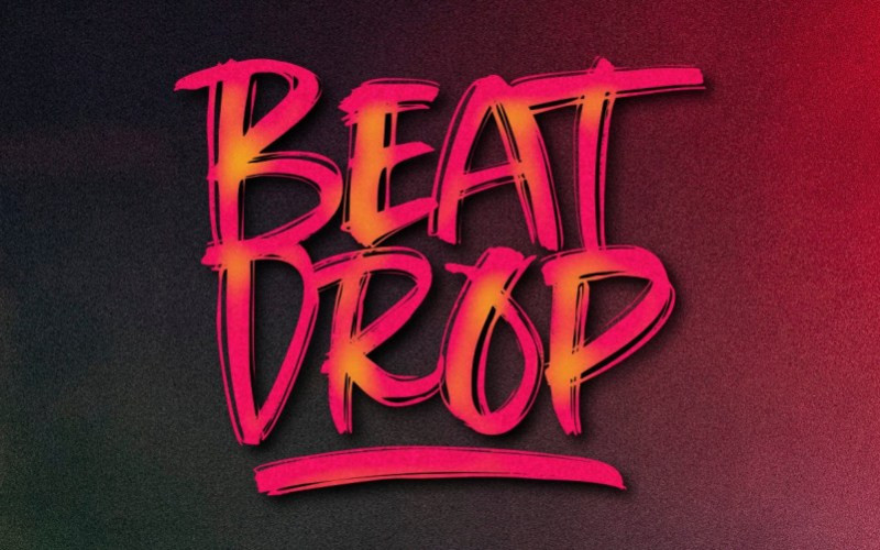 Beat Drop Brush Font