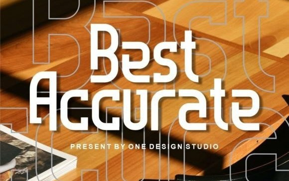 Best Accurate Display Font
