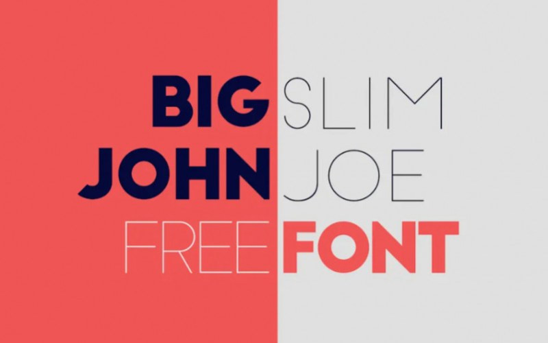 Big John / Slim Joe Font
