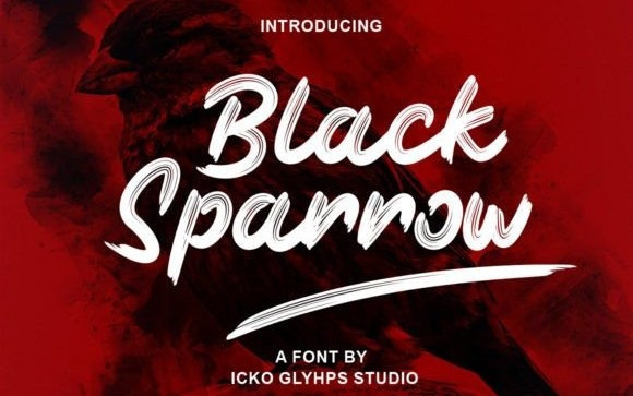 Black Sparrow Font