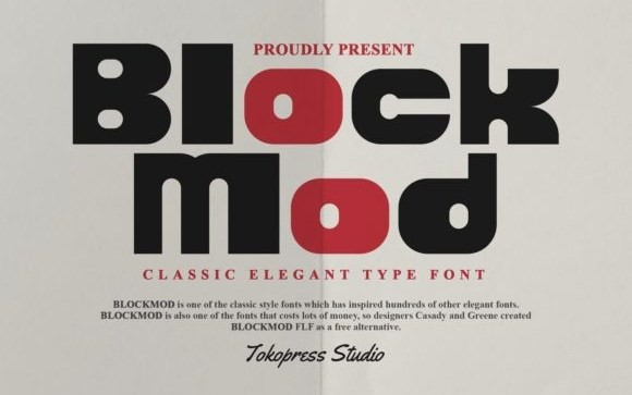 Block Mod Font