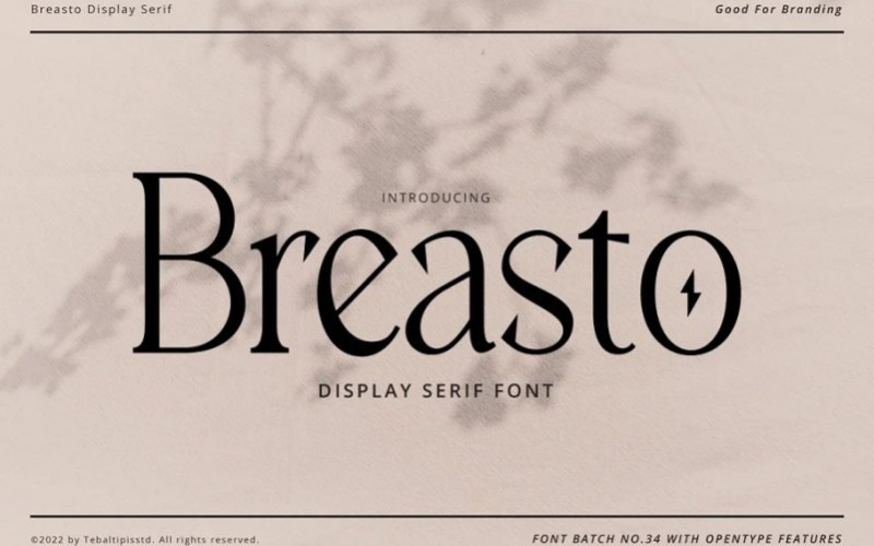 Breasto Serif Font