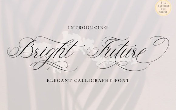 Bright Future Calligraphy Font