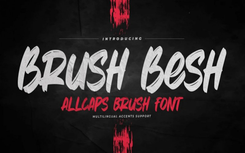 Brush Besh Brush Font