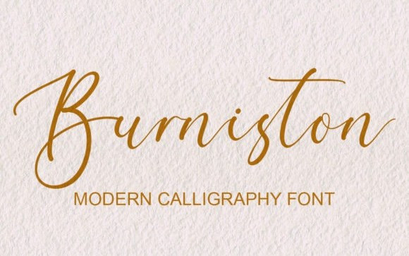 Burniston Calligraphy Font